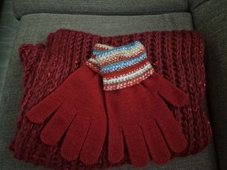 Bufanda + guantes chica
