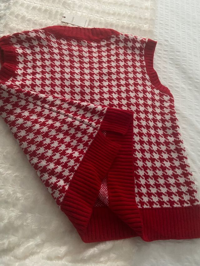 Chaleco pata de gallo