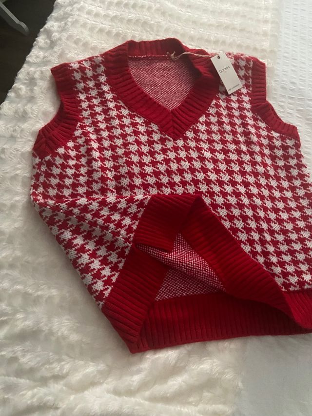 Chaleco pata de gallo