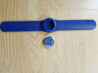 Relog ajustable QUARTZ azul