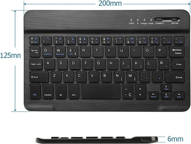 Teclado inalámbrico Bluetooth