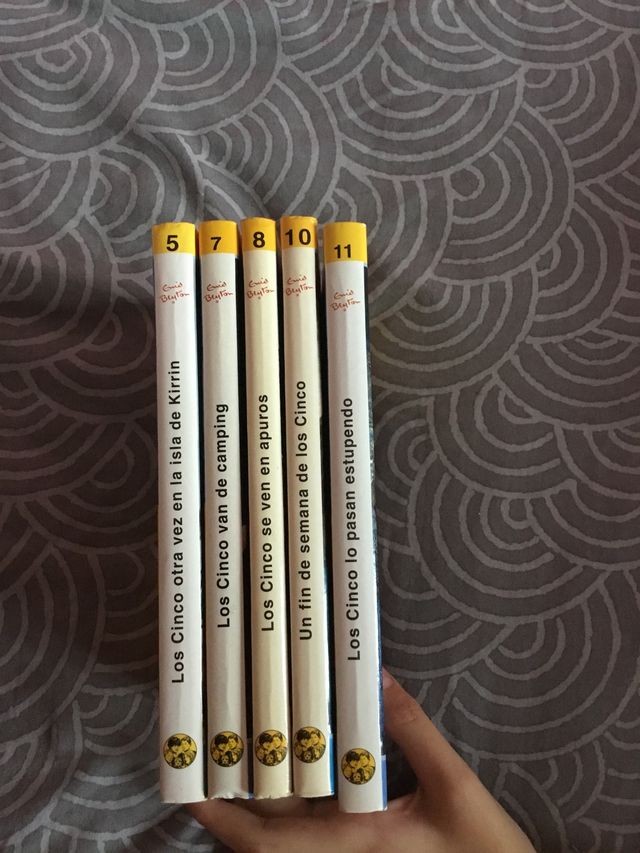 10 libros de la colección los cinco