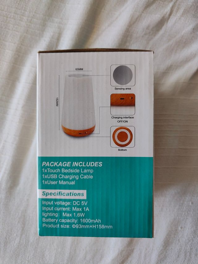 Lámpara LED RGB táctil