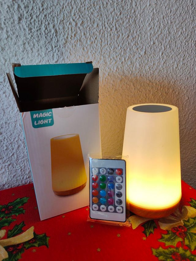 Lámpara LED RGB táctil