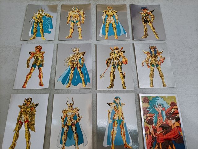 Complete as cartas colecionáveis Panini dos Cavaleiros do Zodíaco