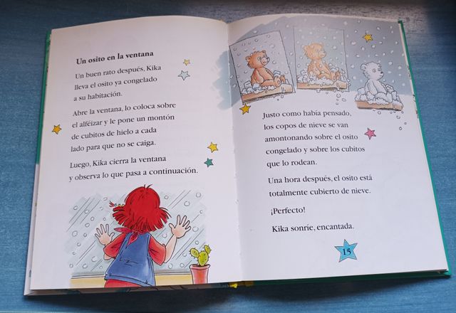 Kika Superbruja y Dani. Un osito en la nevera