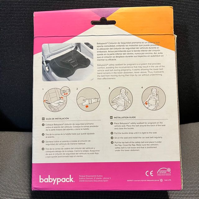 Cinturón de Seguridad Premamá Babypack