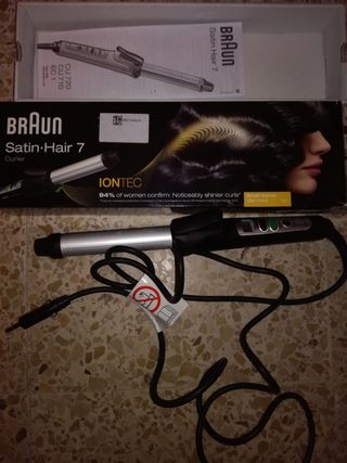 rizador/moldeador de Braun Cu710