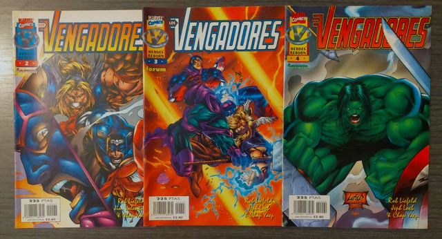 ⭐ LOS VENGADORES. HÉROES REBORN. 2, 3 y 4 ⭐