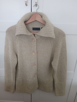 Jersey-chaqueta jaspeada 