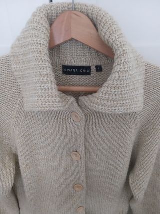 Jersey-chaqueta jaspeada 