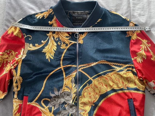 Chaqueta terciopelo estampados
