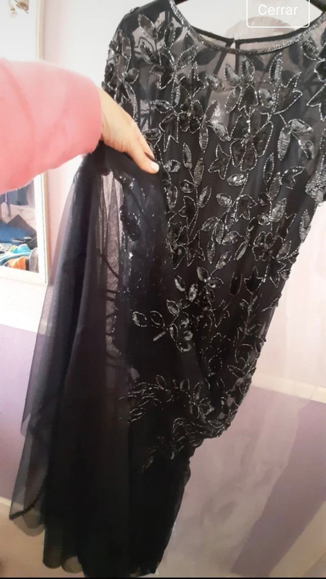 Vestido de pedrería