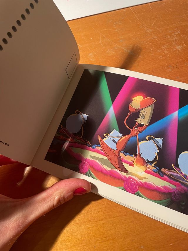 Postales vintage La bella y la bestia