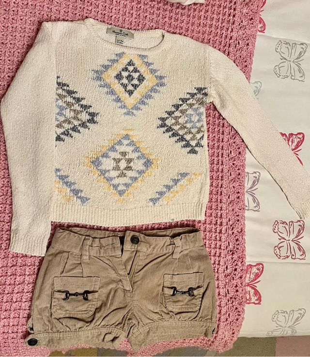 Conjunto Pantalón pana y jersey