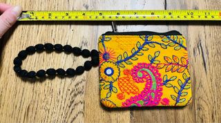 Portamonete arancione in stile indiano 