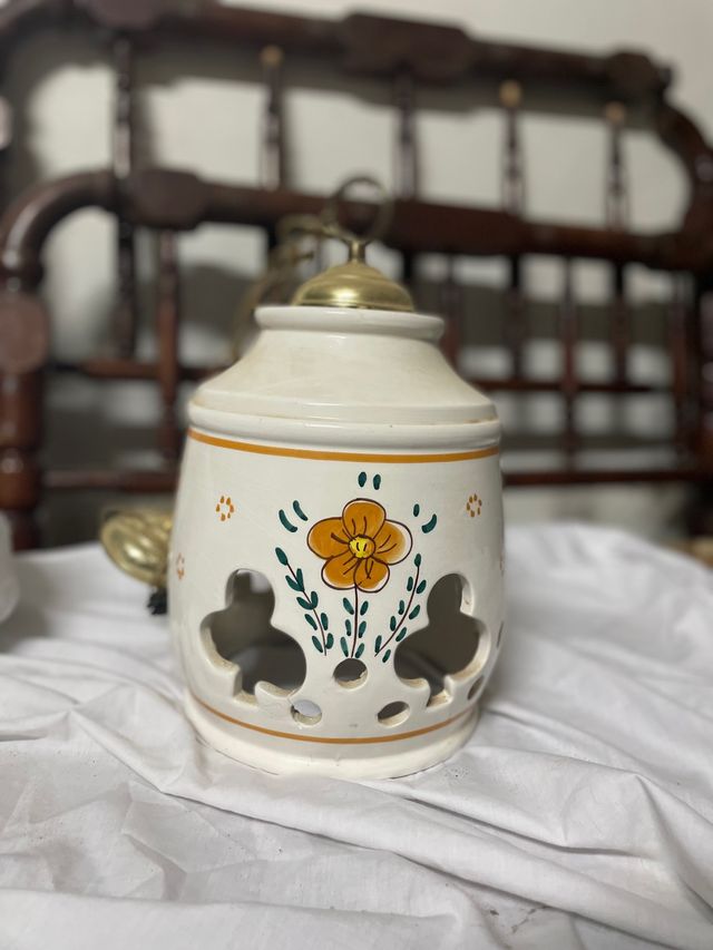 Lámpara colgante cerámica