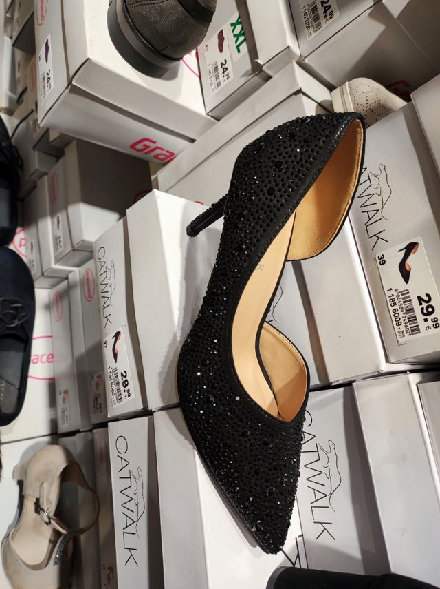 zapatos de tacón catwalk