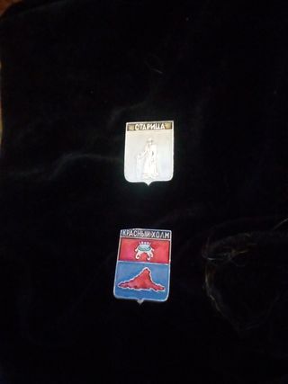 pins / broches de insignias rusas vintage 