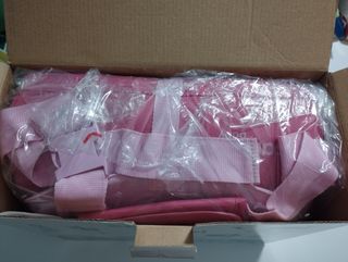 trona de viaje asalvo baby color rosa