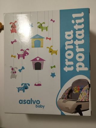 trona de viaje asalvo baby color rosa