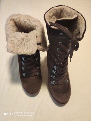 Botas de ante y borreguito