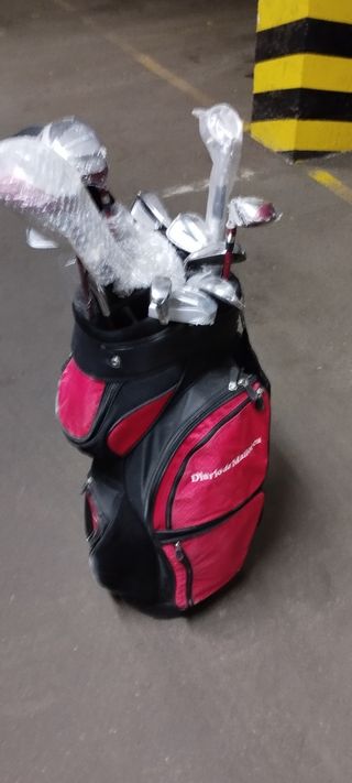 Juego de palos de golf mujer completo con carrito