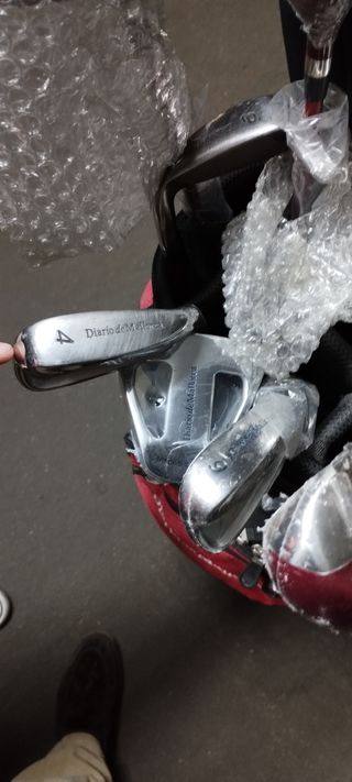 Juego de palos de golf mujer completo con carrito