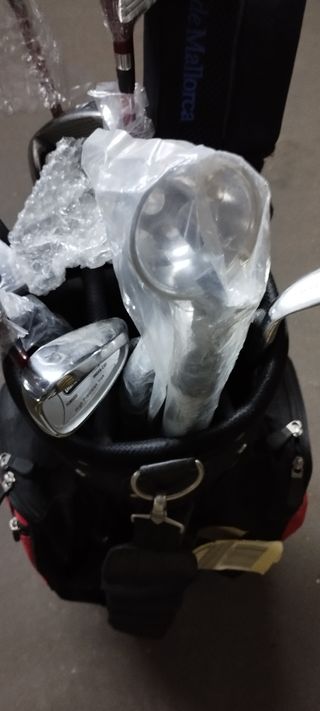 Juego de palos de golf mujer completo con carrito
