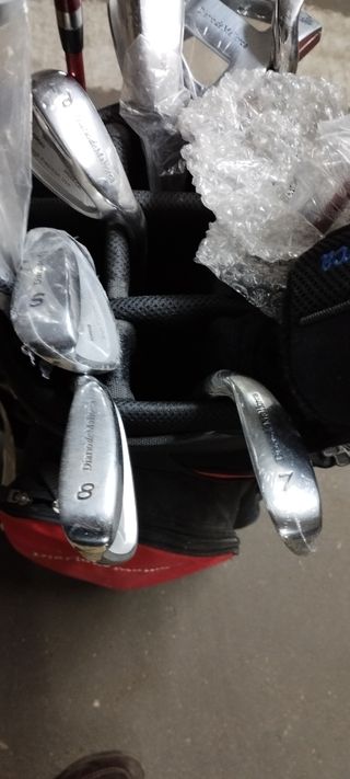 Juego de palos de golf mujer completo con carrito