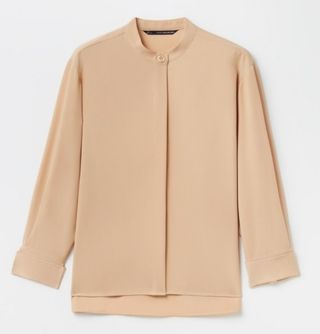 Camisa fluida Camel talla L