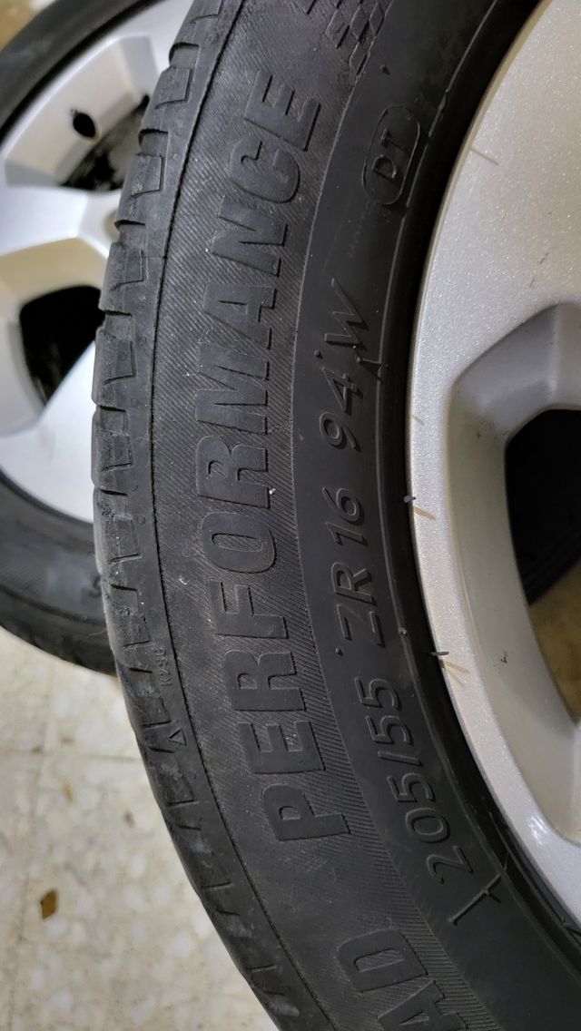 4 LLANTAS DEL 16" DE OPEL ASTRA