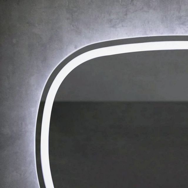 Espejo baño LED y antivaho (horizontal)