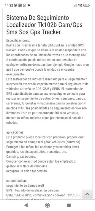 GSM GPRS GPS localizador