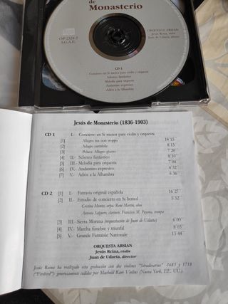 cd de Jesús de Monasterio(1.836-1.903) +Beethoven