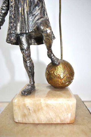 Antigua figura de Cristobal Colón