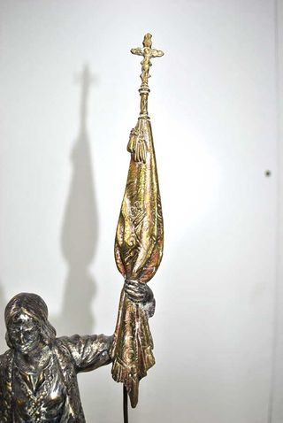 Antigua figura de Cristobal Colón