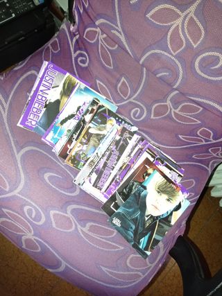 set completo 90 photocards Justin Bieber panini