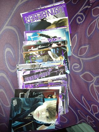 set completo 90 photocards Justin Bieber panini