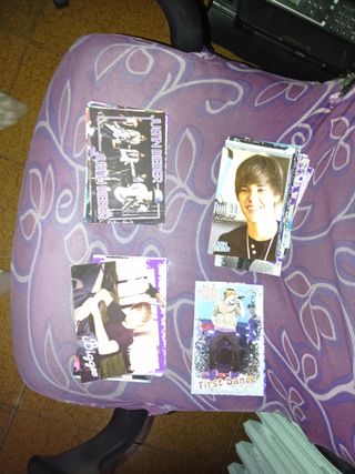 set completo 90 photocards Justin Bieber panini