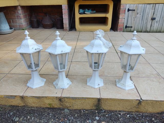 lámparas de jardín