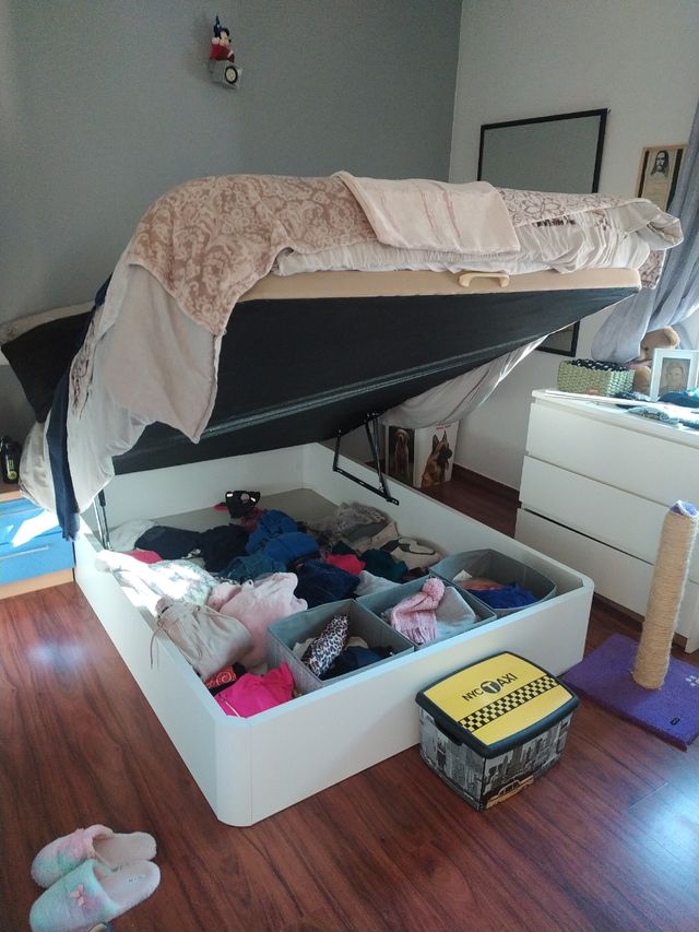 CANAPÉ Y COLCHÓN ABATIBLE