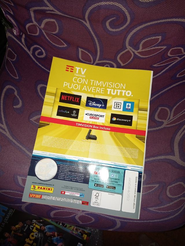 album calciatori panini 2021 2022 vuoto