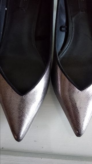zapatos gris perla