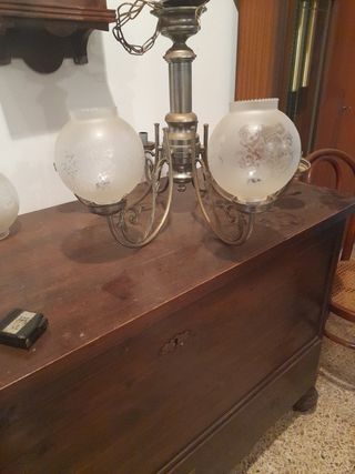 lampara techo antigua