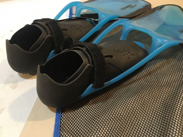 Aletas competición natación 