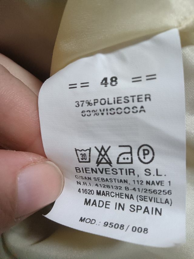 chaqueta Mujer cuello Mao