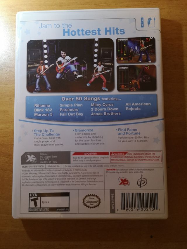 gioco per Nintendo Wii popstar