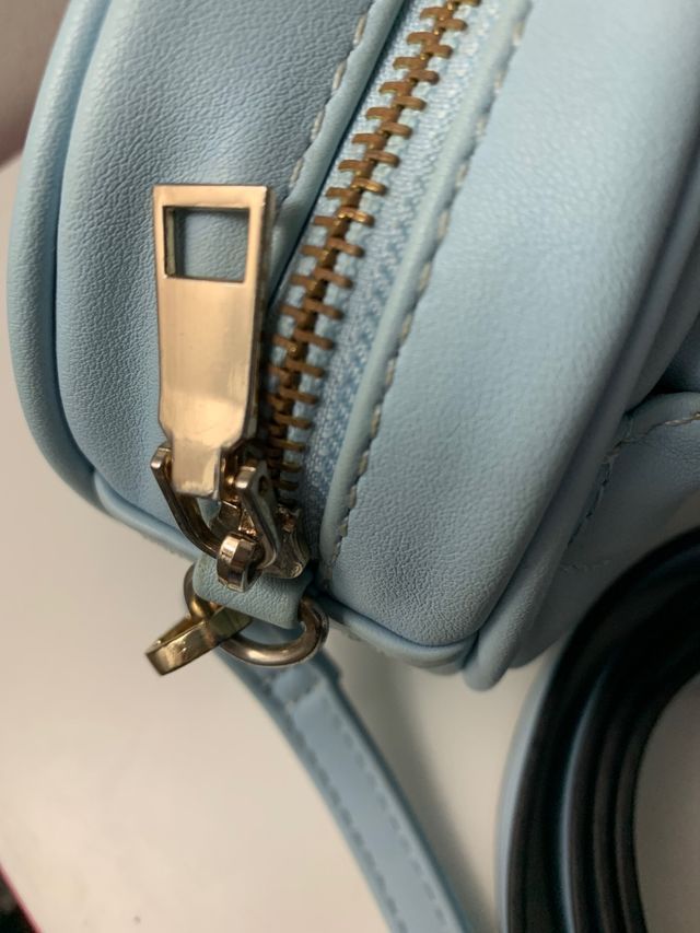 Bolso bombonera celeste