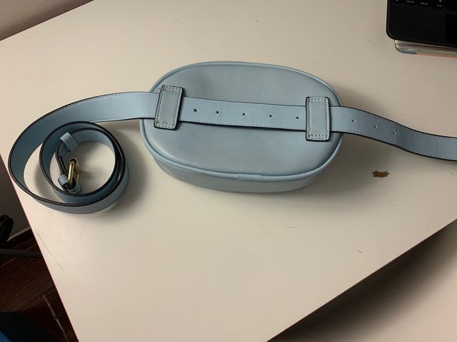 Bolso bombonera celeste